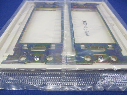 BLカバープレート2連(取付枠付)(4枚入)(ミルキーホワイト)National WN7192W