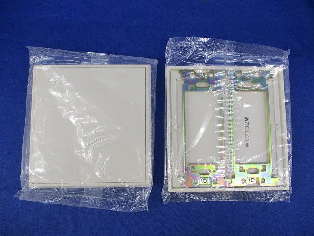 BLカバープレート2連(取付枠付)(4枚入)(ミルキーホワイト)National WN7192W