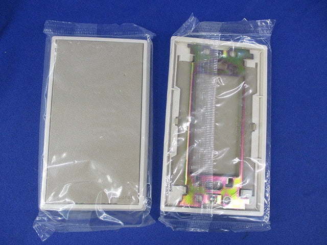 BLカバープレート(取付枠付)(ダークベージュ)(10枚入)National WN7191