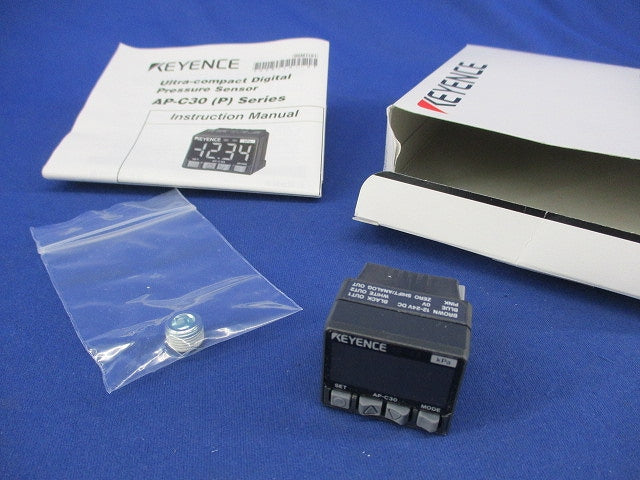超小型デジタル圧力センサ(コネクタ付ケーブル・単位表示シール無) AP-C30