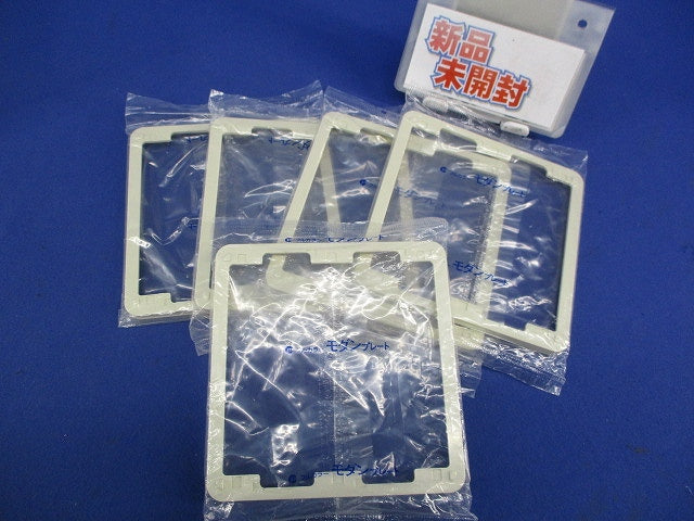 フルカラーモダンプレート(3コ用)(5枚入)National WN8073