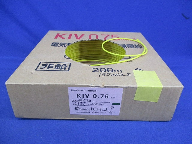 電気機器用ビニル絶縁電線(135m以上) KIV0.75mm2