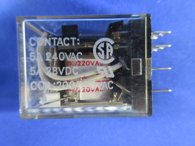 ミニパワーリレー MY4N 200/220VAC