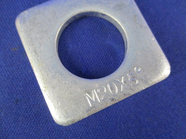 テーパーワッシャー(亜鉛)(11枚入) M20×5°