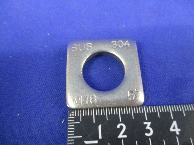 テーパーワッシャー(ステンレス)(18個入) 16×5°