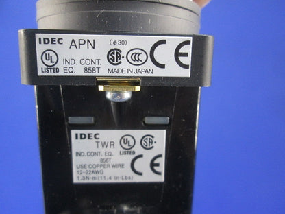 φ30丸形パイロットランプ(ホワイト) APN+TWR
