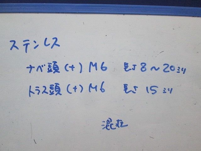 ねじセット(ステンレス)(混在140個以上入) M6