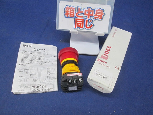 非常停止用押ボタンスイッチ XW1E-TV412Q4MR