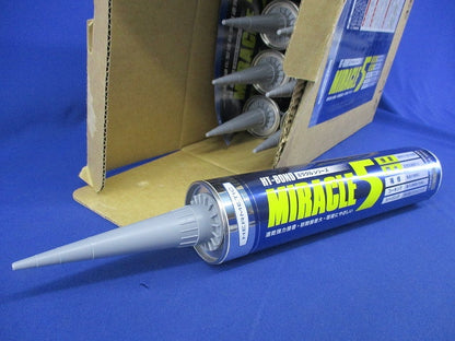 一液湿気硬化型 速乾多用途弾性防水接着剤(10本入)  MIRACLE5