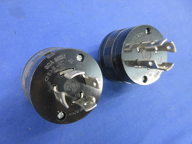 接地3P30A引掛キャップ(2個入) WF6430