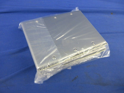 新金属カバープレート3連(取付枠付)(6枚入)(キズ・汚れ有)National WN7593