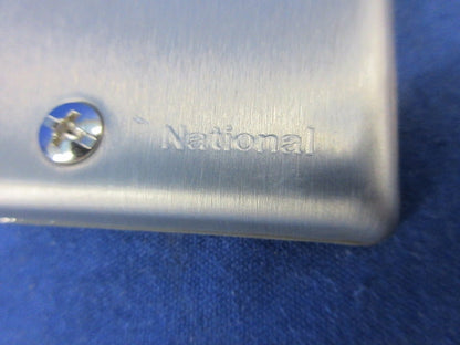 新金属カバープレート6連(取付枠付)(キズ有)National WN7596