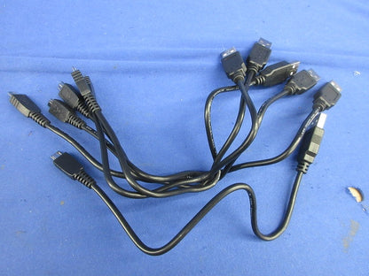 USBケーブル・USB2-0Aオス-マイクロBオス・長さ0.3m(6個入) 型番不明