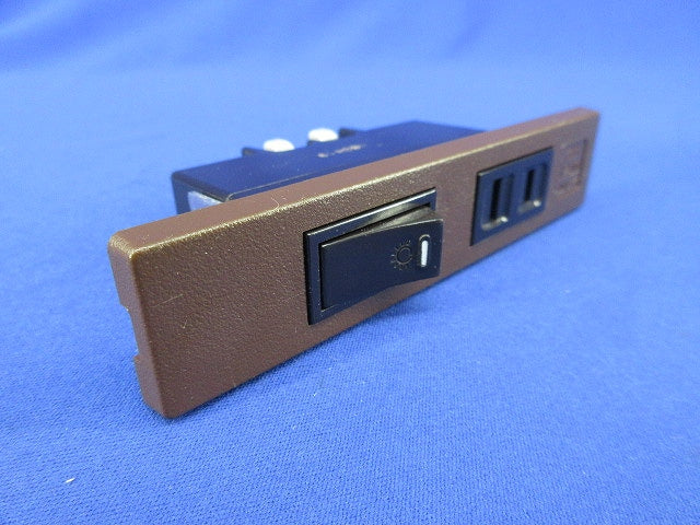 家具用ミニスイッチ付コンセント(ブラウン)National WF2049