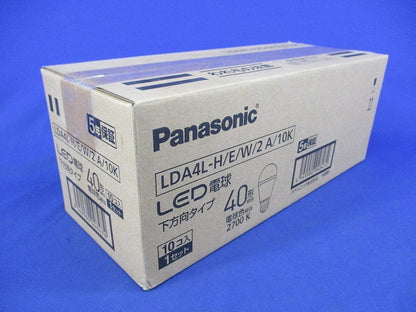 LED電球 電球色 10個入 LDA4L-H/E/W/2-10
