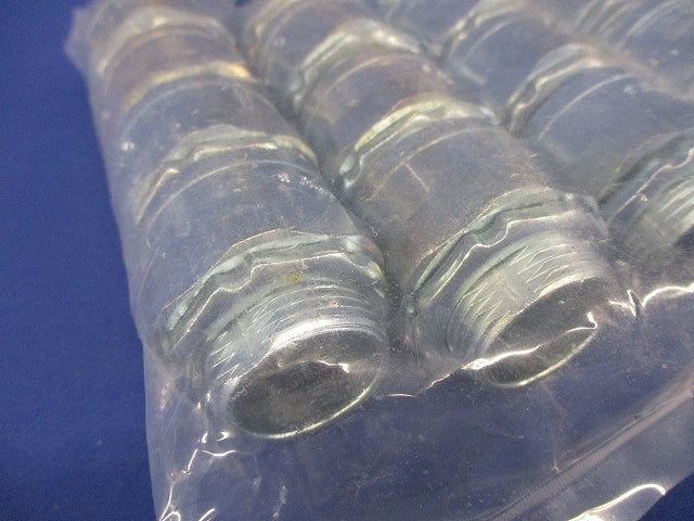 プリカ用コネクタ ノックアウト接続用 ねじ込み式 厚鋼電線管おねじ付き 20個入 BG24-20