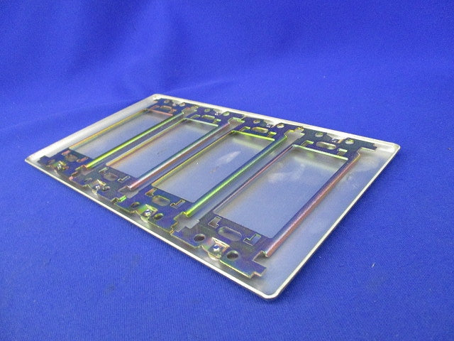 新金属カバープレート(取付枠付)4連(2枚入) WN7594