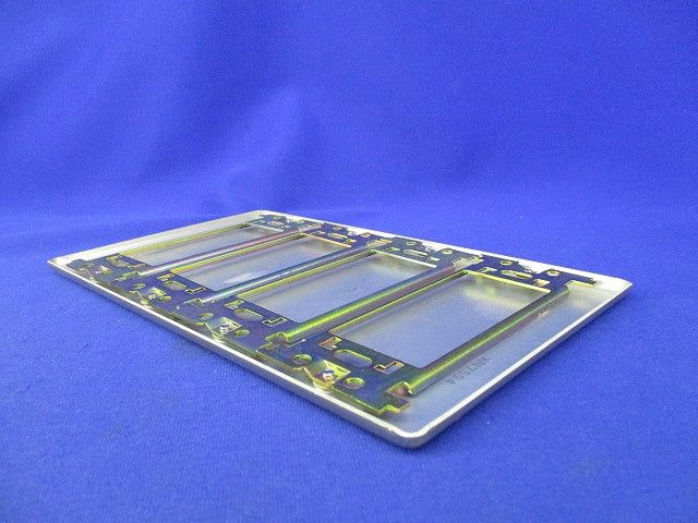 新金属カバープレート(取付枠付)4連(2枚入) WN7594