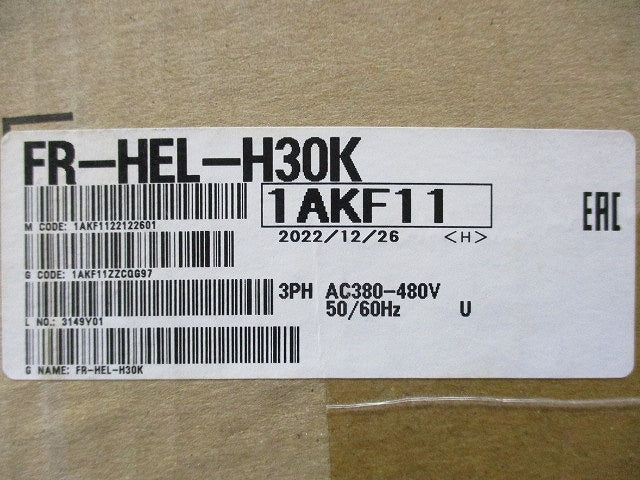 イナータFREQROL用オプションDCリアクトル FR-HEL-H30K