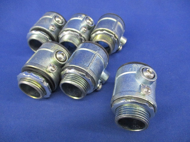 厚鋼ねじなし防水型コネクタ(6個入) E22
