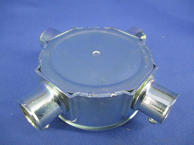 ねじなし丸型露出ボックス4方出(4個入) DS68191K