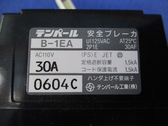 安全ブレーカ2P1E30A(ジャンク品) B-1EA