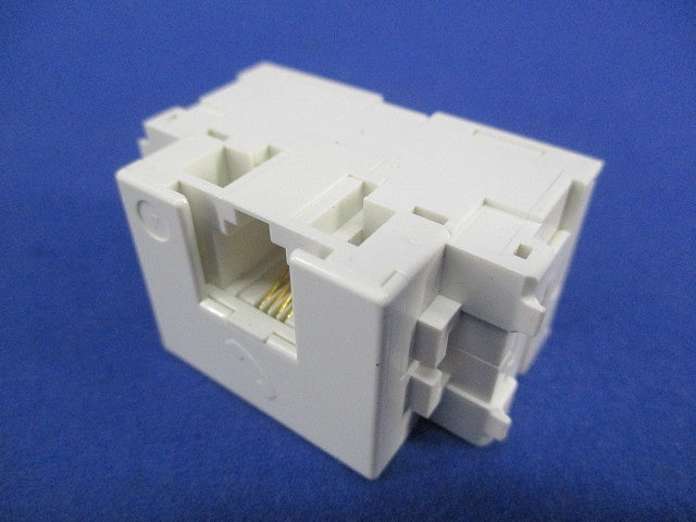 電話用埋込モジュラジャック(2個入)(ピュアホワイト) JEC-BN-WUJ4-PW