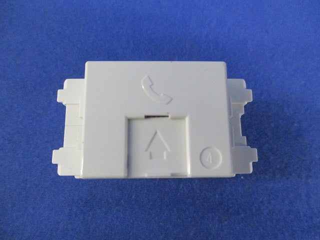 電話用埋込モジュラジャック(2個入)(ピュアホワイト) JEC-BN-WUJ4-PW