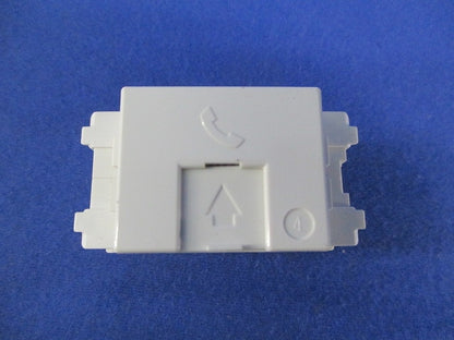 電話用埋込モジュラジャック(2個入)(ピュアホワイト) JEC-BN-WUJ4-PW