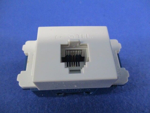 埋込テレホンモジュラジャック(6極2心)(6個入) WNT15629W