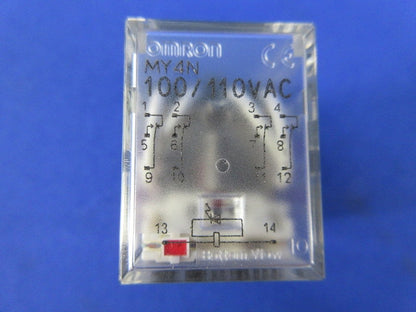 ミニパワーリレー(100/110VAC) MY4N