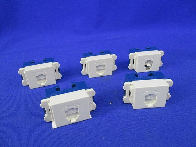 埋込テレホンモジュラジャック(5個入) WNT15629