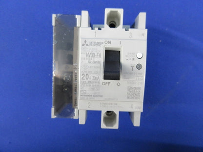 漏電遮断器2P20A NV30-FA