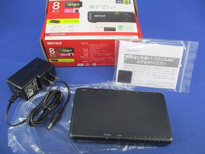 スイッチングハブ LSW6-GT-8EPL/BK
