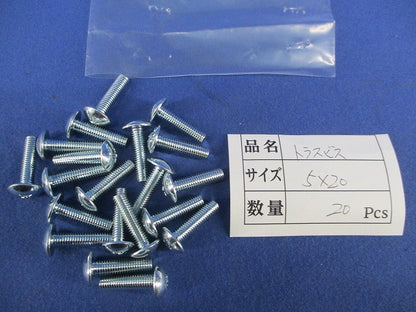 トラスビス5×20(ユニクロ)(20個入) 5×20