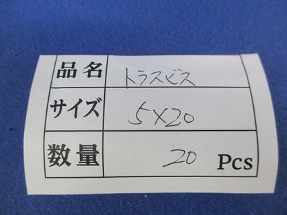 トラスビス5×20(ユニクロ)(20個入) 5×20