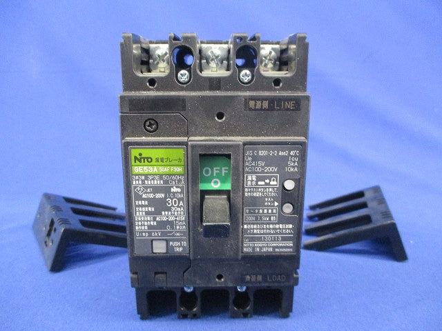 漏電ブレーカ 3P3E30A GE53A