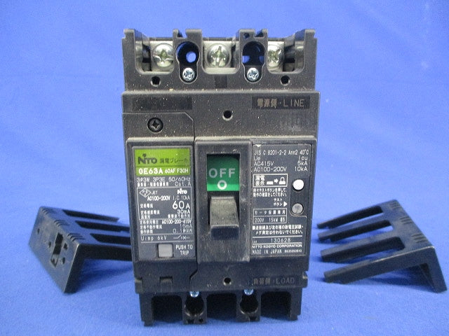 漏電ブレーカ3P3E60A GE63A