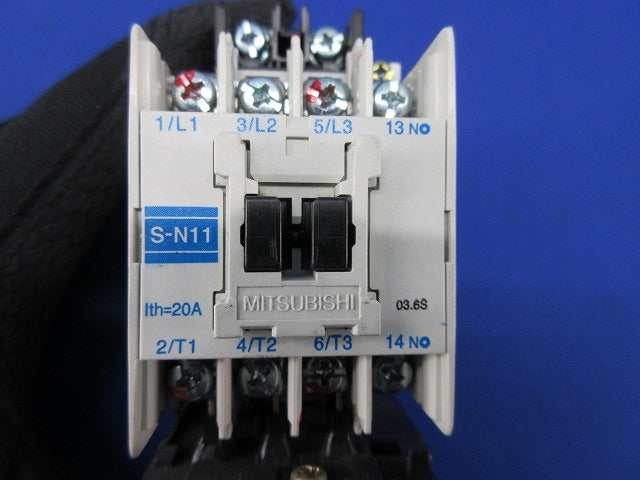 電磁開閉器100V S-N11+TH-N12
