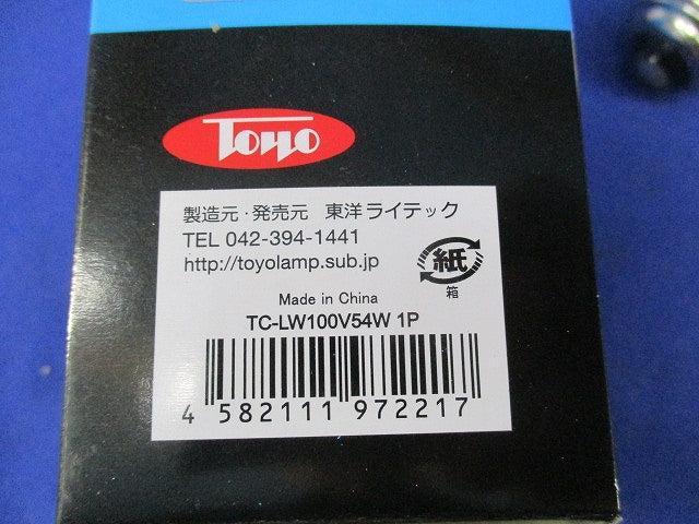 一般白熱電球(フロスト)60W形E26(5個入) TC-LW100V54W