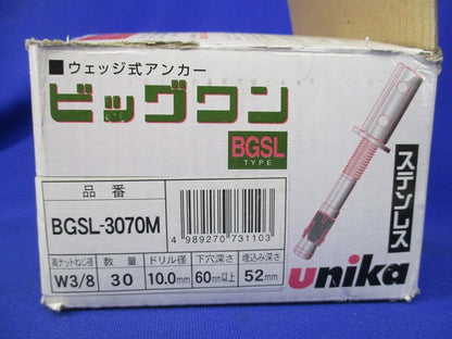 ビッグワン(ステンレス)(30個入) BGSL-3070M