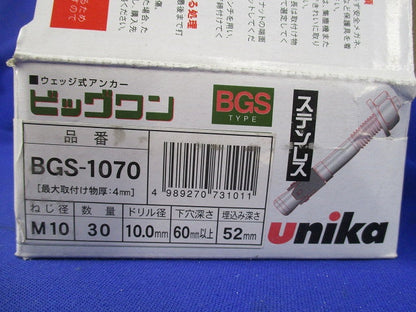 ビッグワン(ステンレス)(30個入) BGS-1070