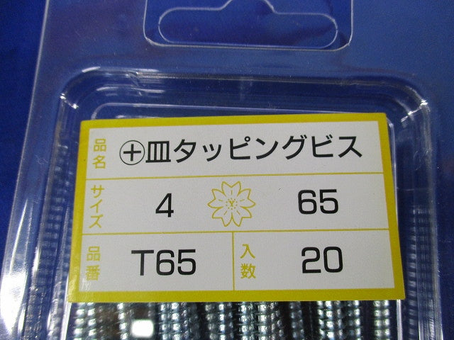 +皿タッピングビス(20本入×5計100本入) T65