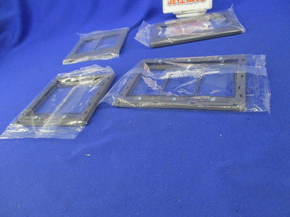 スイッチプレートセット(混在4枚入)(マットホグレー) WTA7103K他