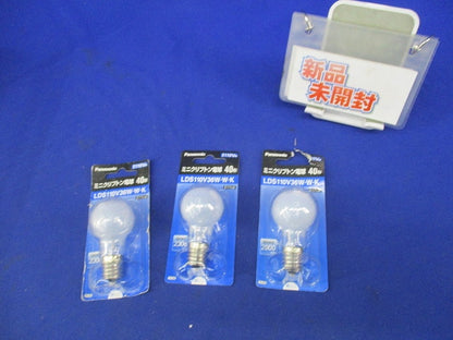 ミニクリプトン電球40形E17(3個入) LDS110V36W･W･K
