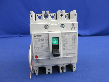 ノーヒューズ遮断器3P100A NF125-SV