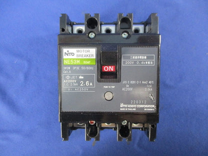 モータブレーカ 3P3E2.6A NE53M