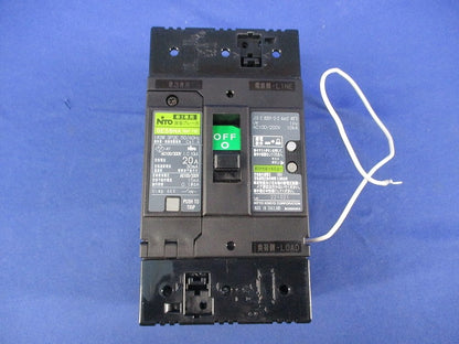 漏電ブレーカ3P2E20A GE58NA