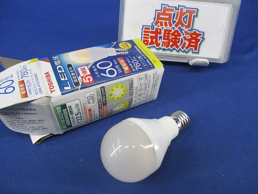 ミニクリプトン型LED電球E17(電球色) LDA6L-H-E17/S/60W2