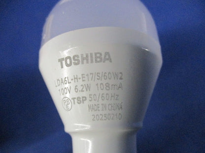 ミニクリプトン型LED電球E17(電球色) LDA6L-H-E17/S/60W2